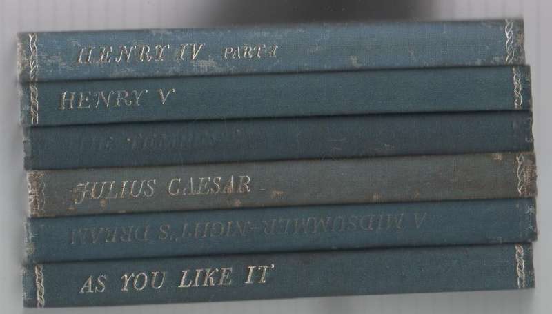 SIX HARD COVER BOOKS - THE NEW CLARENDON SHAKESPEARE  -VARIOUS TITLES