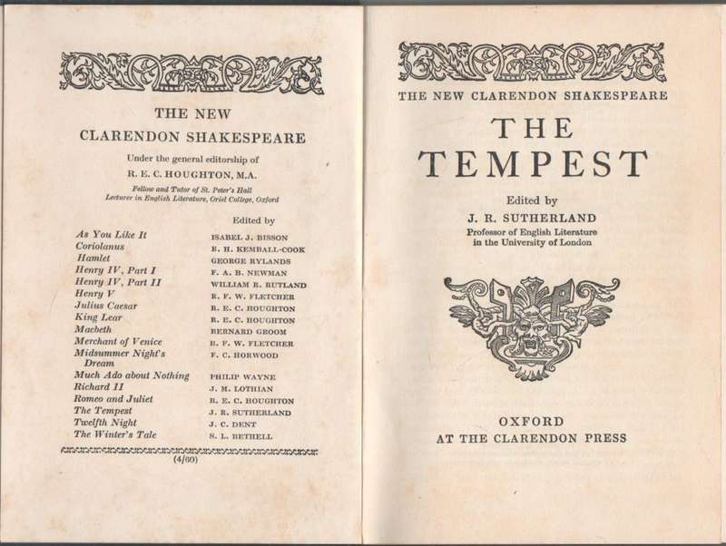 SIX HARD COVER BOOKS - THE NEW CLARENDON SHAKESPEARE  -VARIOUS TITLES