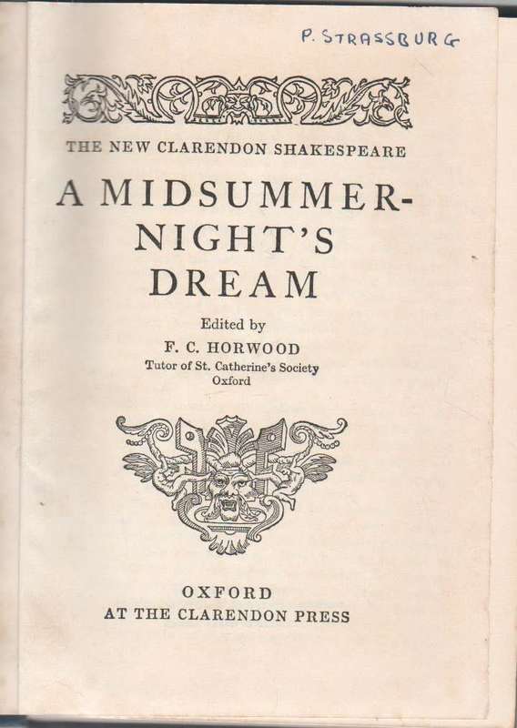 SIX HARD COVER BOOKS - THE NEW CLARENDON SHAKESPEARE  -VARIOUS TITLES