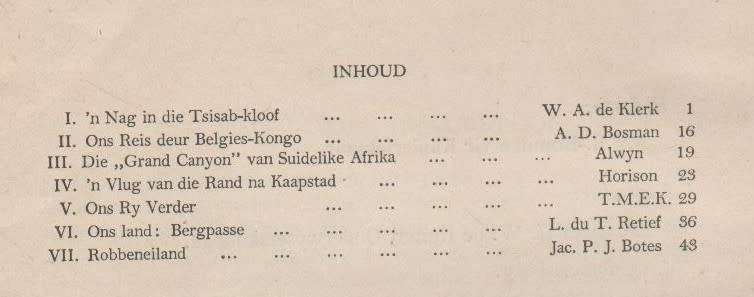 ONS REIS DEUR ONS LAND - EXCELSIORBOEKIES VI NR 9 (APB 1953)