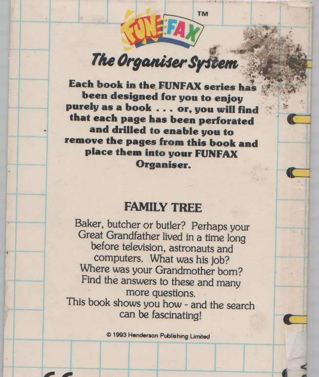 FUN FAX FAMILY TREE