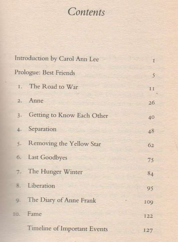 A FRIEND CALLED ANNE - JACQUELINE VAN MAARSEN