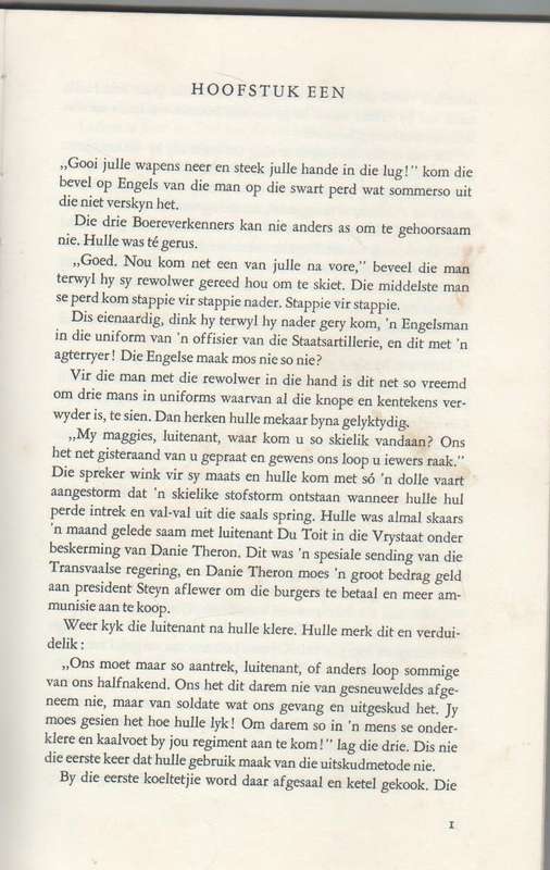 DIE EERSTE LUITENANT ONOORWONNE - DOROTHEA MOLLER-MALAN (1 STE DRUK 1973) BOEREOORLOGVERHAAL