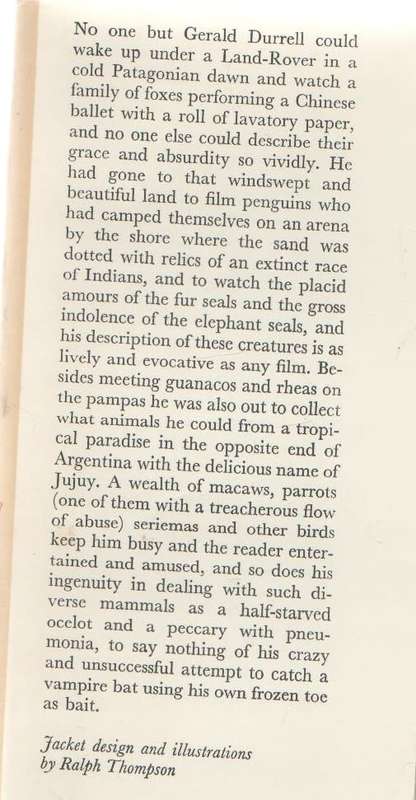 THE WHISPERING LAND - GERALD DURRELL (1961)
