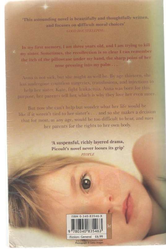 MY SISTER'S KEEPER - JODI PICOULT (2004)