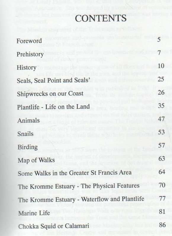 OUR COASTAL TREASURE THE GREATER ST FRANCIS AREA- ST FRANCIS KROMME TRUST 20TH ANNIVERSARY 2001
