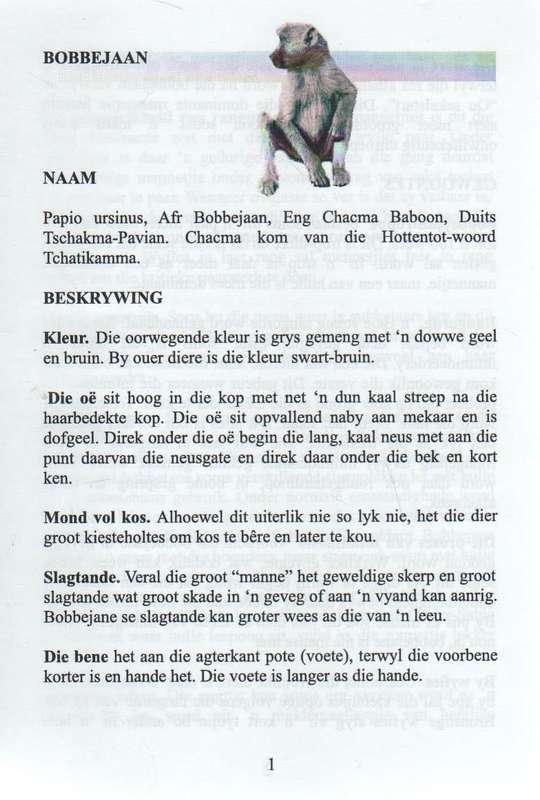 VLEIS OM DIE GESTALTE HERKOUTJIES UIT DIE WILDTUIN -LOURENS AUCAMP (2008)