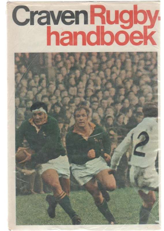 CRAVEN RUGBY HANDBOEK - DANIE CRAVEN (2 DE DRUK 1975)