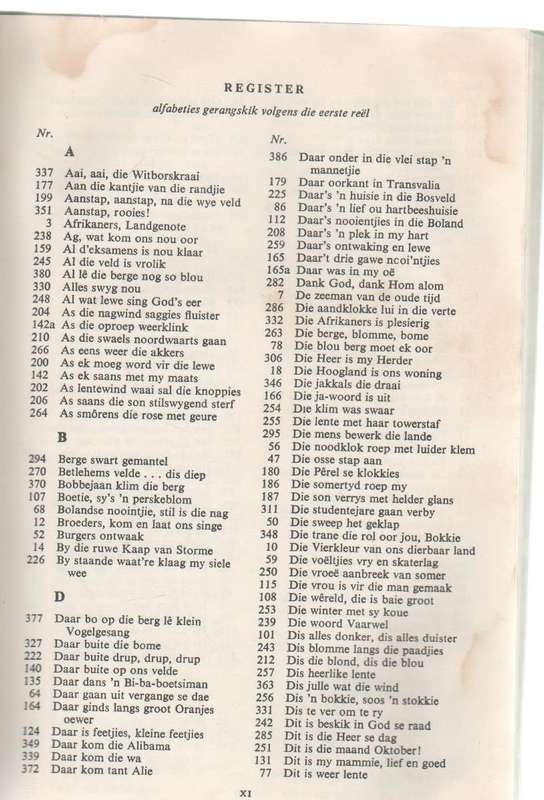 NUWE F A K SANGBUNDEL  (4 DE DRUK 1968) VOORWOORD H B THOM