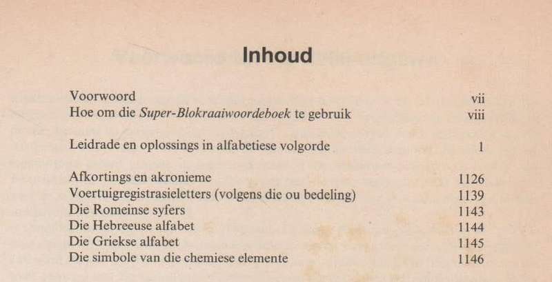 SUPER BLOKRAAI WOORDEBOEK - PANSEGROUW (1 STE HARDEBANDUITGAWE 200)