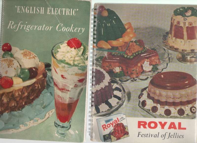 TWO VINTAGE RECIPE BOOKS: ROYAL FESTIVAL OF JELLIES & ENGLISH ELECTRIC REFRIGERATOR COOKERY