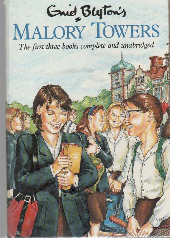 MALORY TOWERS , THE FIRST THREE BOOKS COMPLETE AND UNABRIDGED - ENID BLYTON (1993 REPRINT)