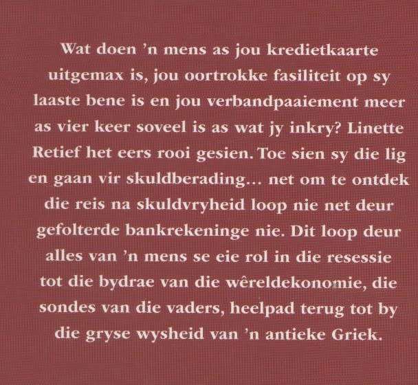 EEN GLAS DOOSWIT, ASSEBLIEF - LINETTE RETIEF (1 STE UITGAWE 2010)