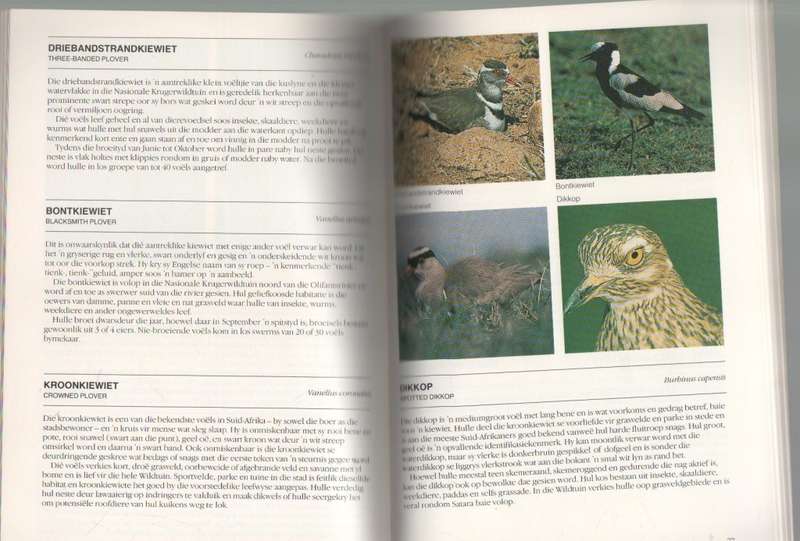 DIERE VAN DIE NASIONALE KRUGERWILDTUIN - G DE GRAAFF (1 STE UITGAWE 1987)