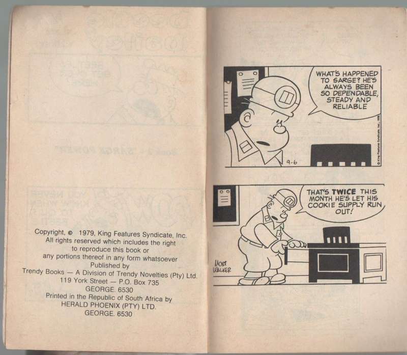 TWO COMICS: BEETLE BAILEY BY MORT WALKER & HAGAR THE HORRIBLE BY DIK BROWNIE