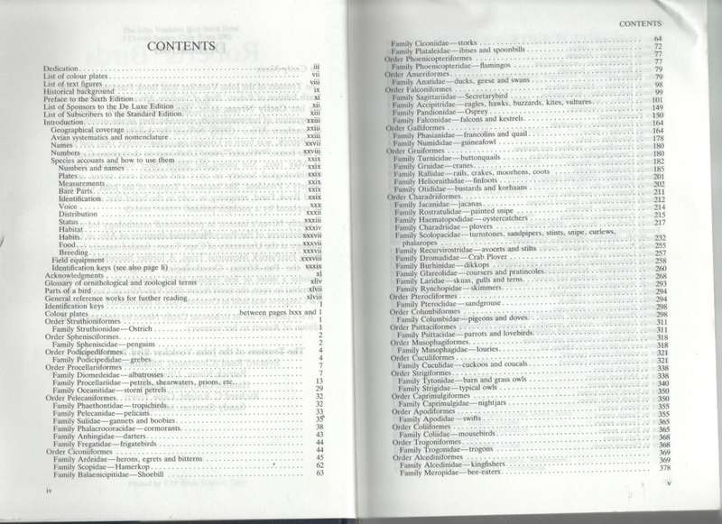 ROBERTS' BIRDS OF SOUTHERN AFRICA - GORDON LINDSAY MACLEAN (SIXTH EDITION 1993)