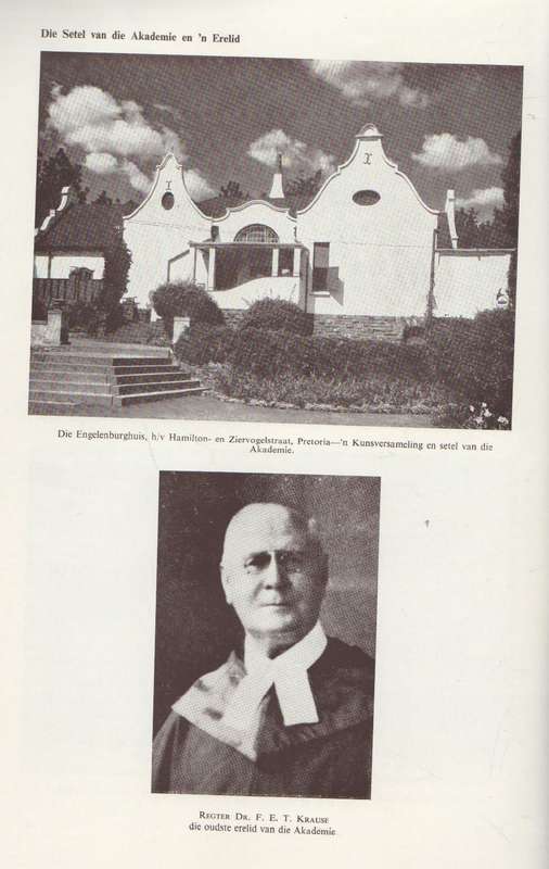 DIE SUID-AFRIKAANSE AKADEMIE VIR WETENSKAP EN KUNS  FEESALBUM 1909 - 1959