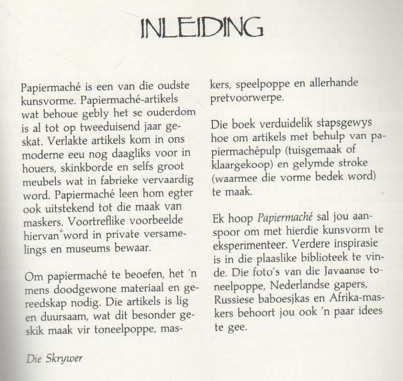 PAPIERMACHE - BERNARD PAUL(1 STE UITGAWE 1990)