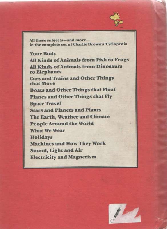 CHARLIE BROWN'S CYCLOPEDIA VOLUME 1  FEATURING YOUR BODY (1980)