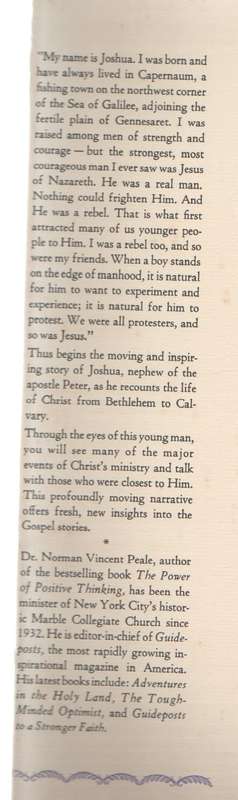 JESUS OF NAZARETH - NORMAN VINCENT PEALE (1966)