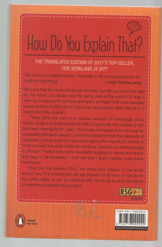 HOW DO YOU EXPLAIN THAT?  - DANNY FOURIE (RSG - 2017)