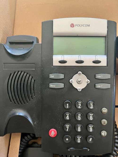 POLYCOM IP VOIP PHONES x 2