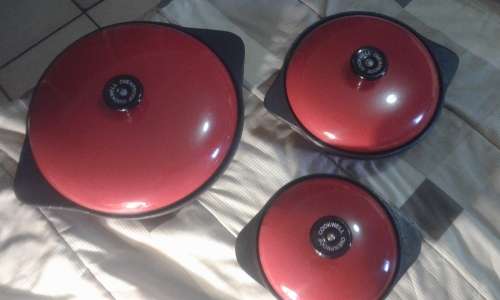 Cookwell ovenproof 3piece pots