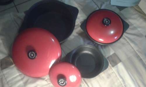 Cookwell ovenproof 3piece pots