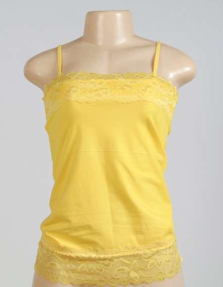 LACE TRIMMED VEST