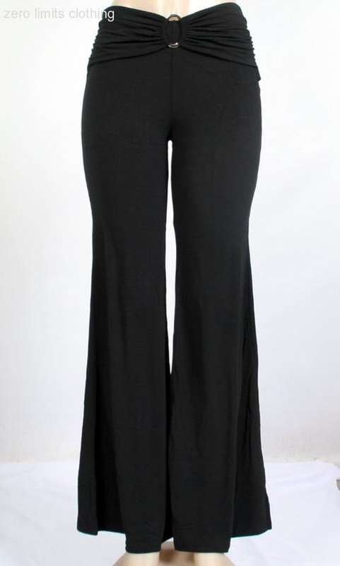 BLACK STRETCH PANTS