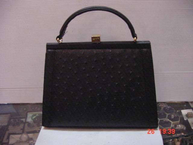 GENUINE OSTRICH SKIN BAG
