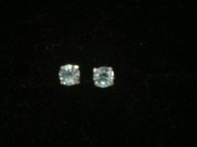 Elegant 5.5 mm Austrian Crystal Studs on Sterling Silver - Light Blue