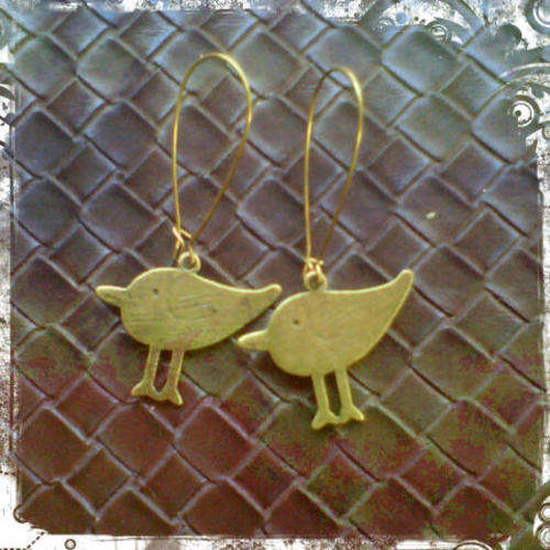 Fun Bronze Earrings LAST DAY ON BID