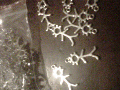 Silver alloy boy charms approx 40