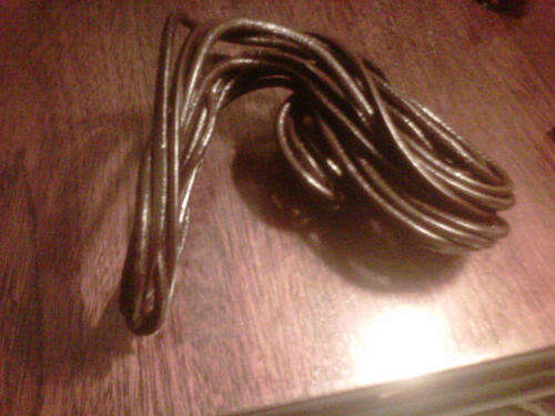 5 meters leather cord