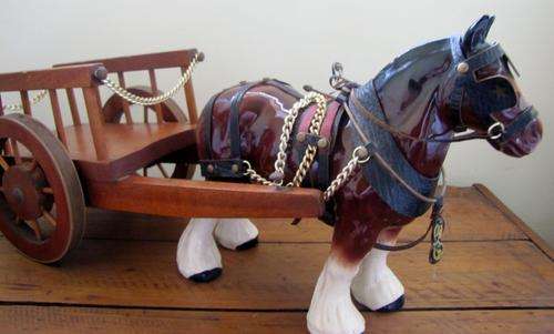 Beswick (?) Horse and Cart!