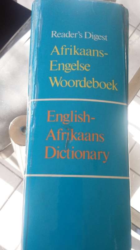 Reader's Digest Afrikaans/English Dictionary (hardcover)