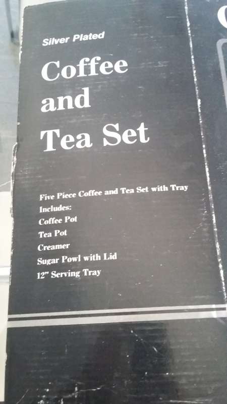 Vintage silver-plated coffee and tea set - brand new