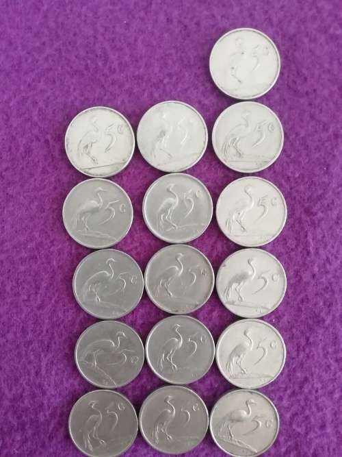 1965 - 1980 South African 5 cents