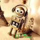 Gorgeous DJ Robot Necklace - STUNNER!!!