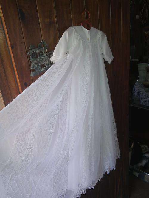 Vintage Lace Christening Gown