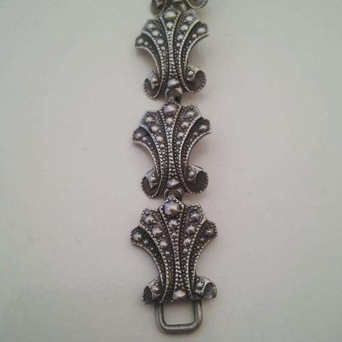 Clam Marcasite Bracelet