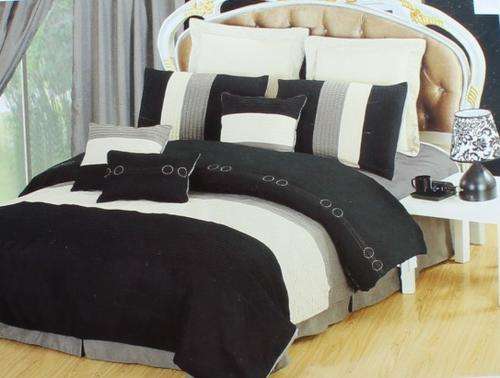 13 Piece LUXURY Queen size Comforter Set.