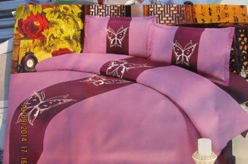 6 Piece - Cotton Feel - Bed Linen - Dubble Duvet Cover Set