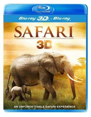 Safari 3D + 2D Blu Ray An unforgettable Safari Experience Mint David Keane