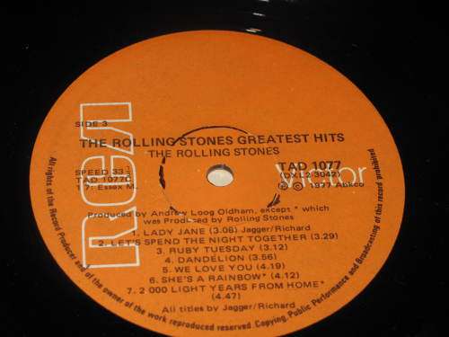 THE ROLLING STONES 2 LP 30 GREATEST HITS ORIGINAL VERY GOOD CONDITION VINYL RECORD