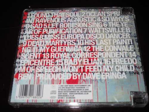 MANICS STREET PREACHERS KNOW YOUR ENEMY LC 0199 UK PRESS EXCELLENT AFRICA MUSIC NERDS