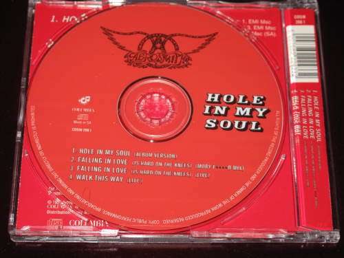 AEROSMITH HOLE IN MY SOUL S.A PRESS NEAR MINT MAXI SINGLE AFRICAN MUSIC NERDS