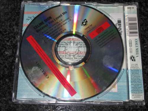 CELINE DION BECAUSE YOU LOVE ME CDSIN106 S.A PRESS EXCELLENT MAXI SINGLE AFRICAN MUSIC NERDS