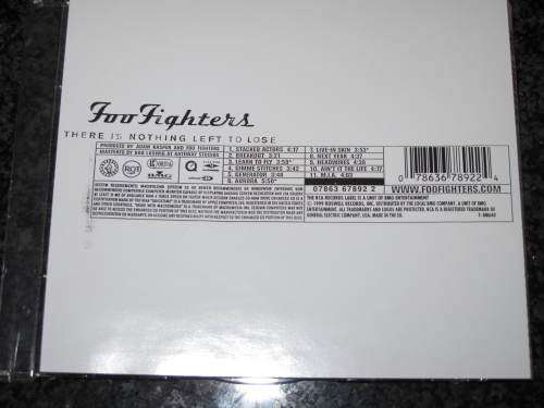 FOO FIGHTERS THERE IS NOTHING LEFT TO LOSE 07863678922 EU PRESS NEAR MINT AFRICAN MUSIC NERDS